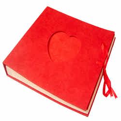 Heart Album Red color