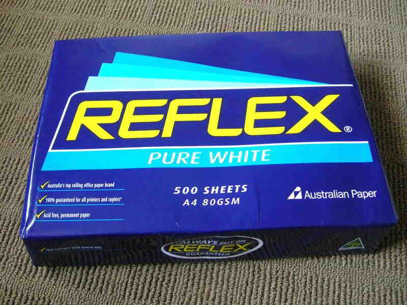 Reflex Ultra White Copy Paper 80gsm/75gs